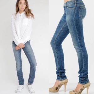 Acne studios kex le blue skinny jeans 25/34